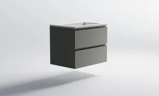 Тумба с раковиной Astra-Form Альфа 03060004ncss3502-y+04010006 70 см серо-бежевый матовый